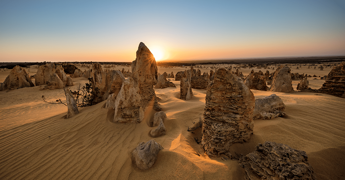 Picture of Northern Australia desert at sunrise for featured image